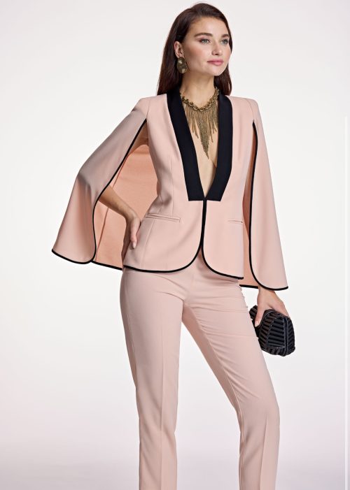 Pantalón semientallado rosa ALBA CONDE