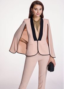 Pantalón semientallado rosa ALBA CONDE