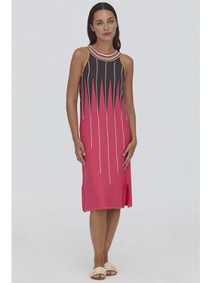 Vestido cuello halter WNT Collection