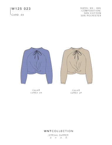 Chaqueta reversible lurex WNT Collection