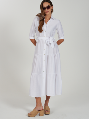 Vestido camisero vuelo YESZEE