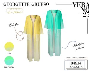Chaqueta larga Cadaques lima PAROLE
