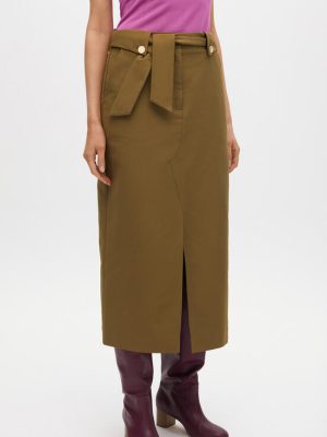 Falda lazo kaki LOLA CASADEMUNT