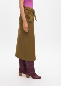 Falda lazo kaki LOLA CASADEMUNT