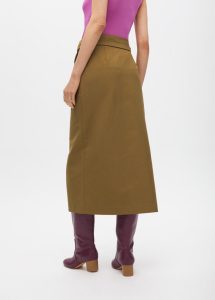 Falda lazo kaki LOLA CASADEMUNT - Imagen 4