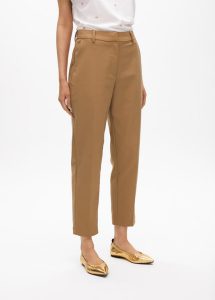 Pantalón chino con goma logotipada en strass LOLA CASADEMUNT