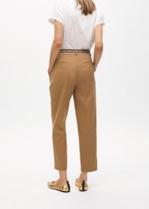 Pantalón chino con goma logotipada en strass  LOLA CASADEMUNT - Imagen 4