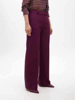 Pantalón traje recto burdeos LOLA CASADEMUNT