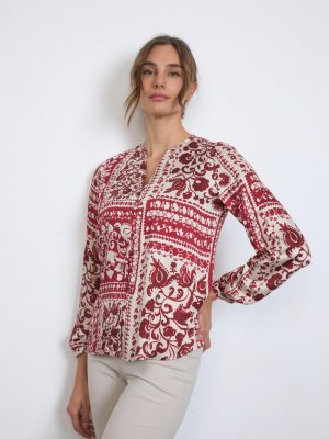 Camisa Eloisa Rojo TINTA Y BARAILOCHE