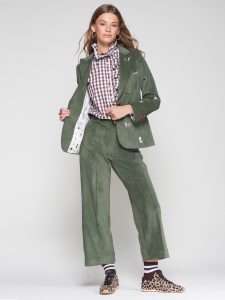 Chaqueta Heather Emb pana verde caza VILAGALLO