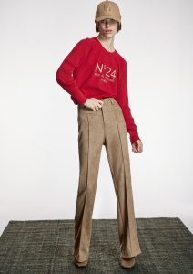 Pantalón de ante camel ALBA CONDE