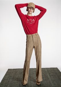 Pantalón de ante camel ALBA CONDE