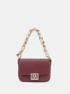 Bolso de hombro Chlara pequeño burdeos PEPE MOLL