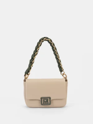 Bolso de hombro Chlara pequeño beige PEPE MOLL