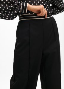 Pantalón recto con goma bicolor contrastes LOLA CASADEMUNT