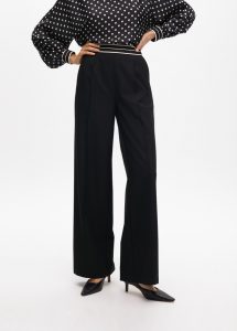Pantalón recto con goma bicolor contrastes LOLA CASADEMUNT