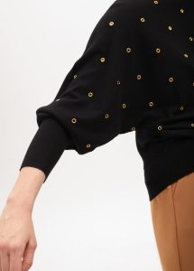 Jersey con eyelets manga caída LOLA CASADEMUNT