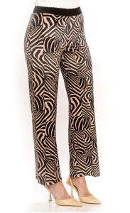 Pantalón terciopelo estampado print WALTRON