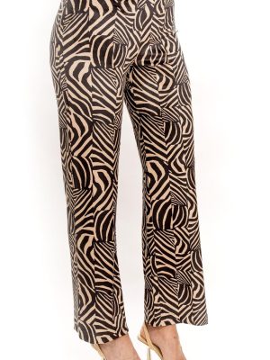 Pantalón terciopelo estampado print WALTRON