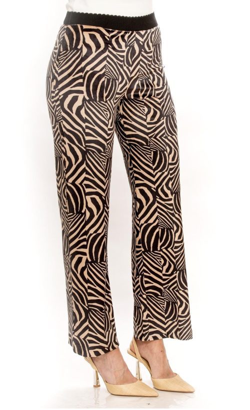 Pantalón terciopelo estampado print WALTRON