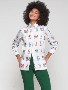 Camisa blanca smile VILAGALLO