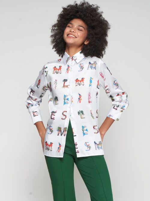 Camisa blanca smile VILAGALLO