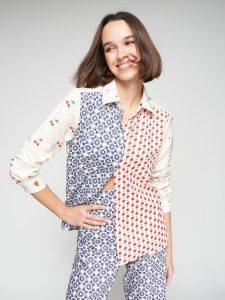 Camisa estampado cartas de amor VILAGALLO