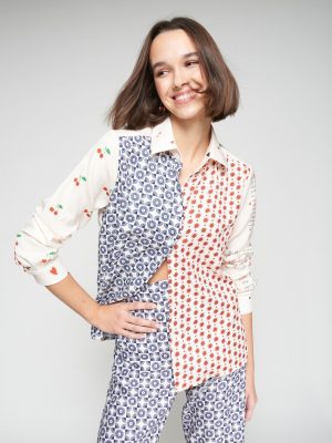Camisa estampado cartas de amor VILAGALLO