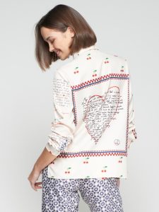 Camisa estampado cartas de amor VILAGALLO