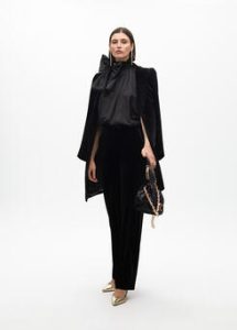 Pantalón recto traje terciopelo LOLA CASADEMUNT