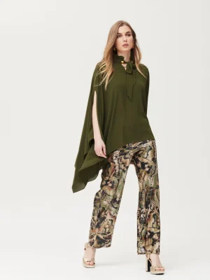 Pantalón Millon terciopelo estampado con lentejuelas OKY COKY