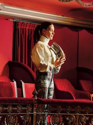 Bolso de hombro dorado PEPE MOLL