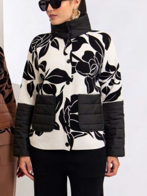 Chaqueta punto flores CHRISTINA PARIS