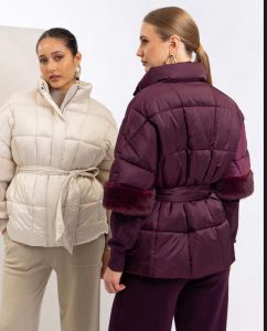 Chaquetón combinado manga al codo CHRISTINA PARIS