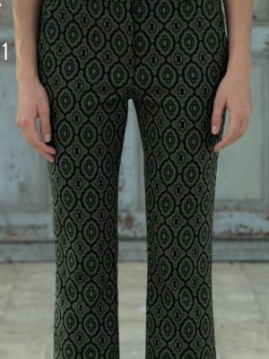 Pantalón estampado punto HONGO