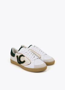 Deportiva con detalles en efecto serpiente y piel LOLA CASADEMUNT
