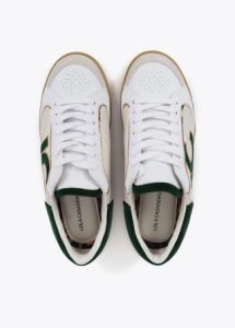 Deportiva con detalles en efecto serpiente y piel LOLA CASADEMUNT