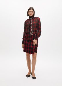 Falda mini cuadros LOLA CASADEMUNT