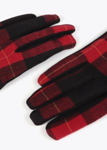 Guantes combinados tartan y leopardo LOLA CASADEMUNT - Imagen 6