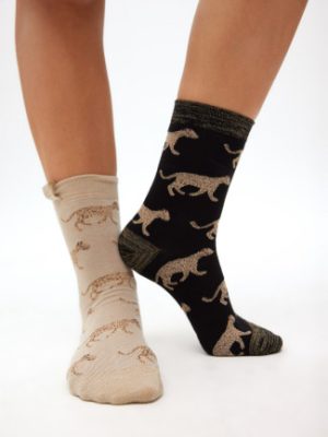 Pack calcetines leopardo LOLA CASADEMUNT