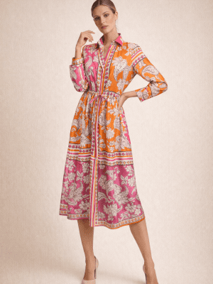 Vestido estampado SANI BLUE