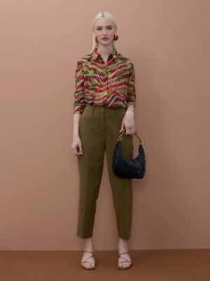 Pantalón cinta logo kaki LOLA CASADEMUNT