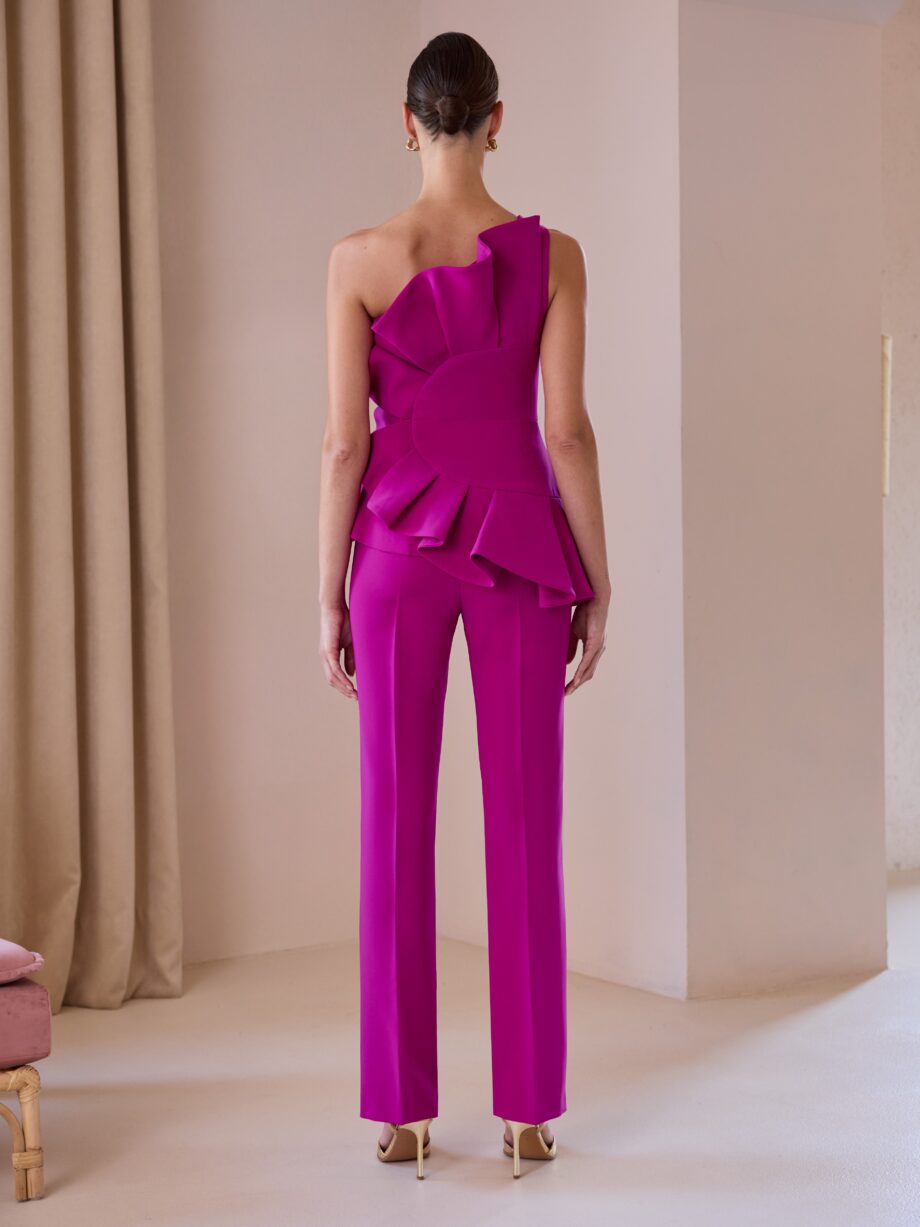 Conjunto Top Abanico con pantalón CARLA RUIZ