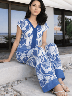 Blusa estampada flores AGGEL