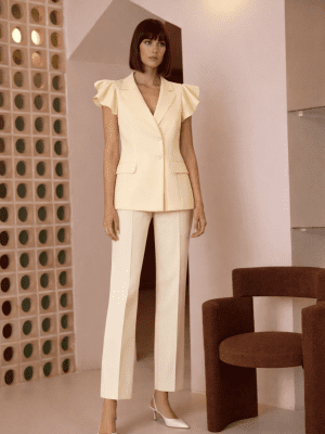 Traje de chaqueta Vainilla CARLA RUIZ