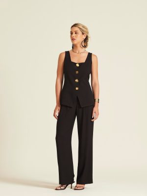 Chaleco Rista Tejido Textura OKY COKY