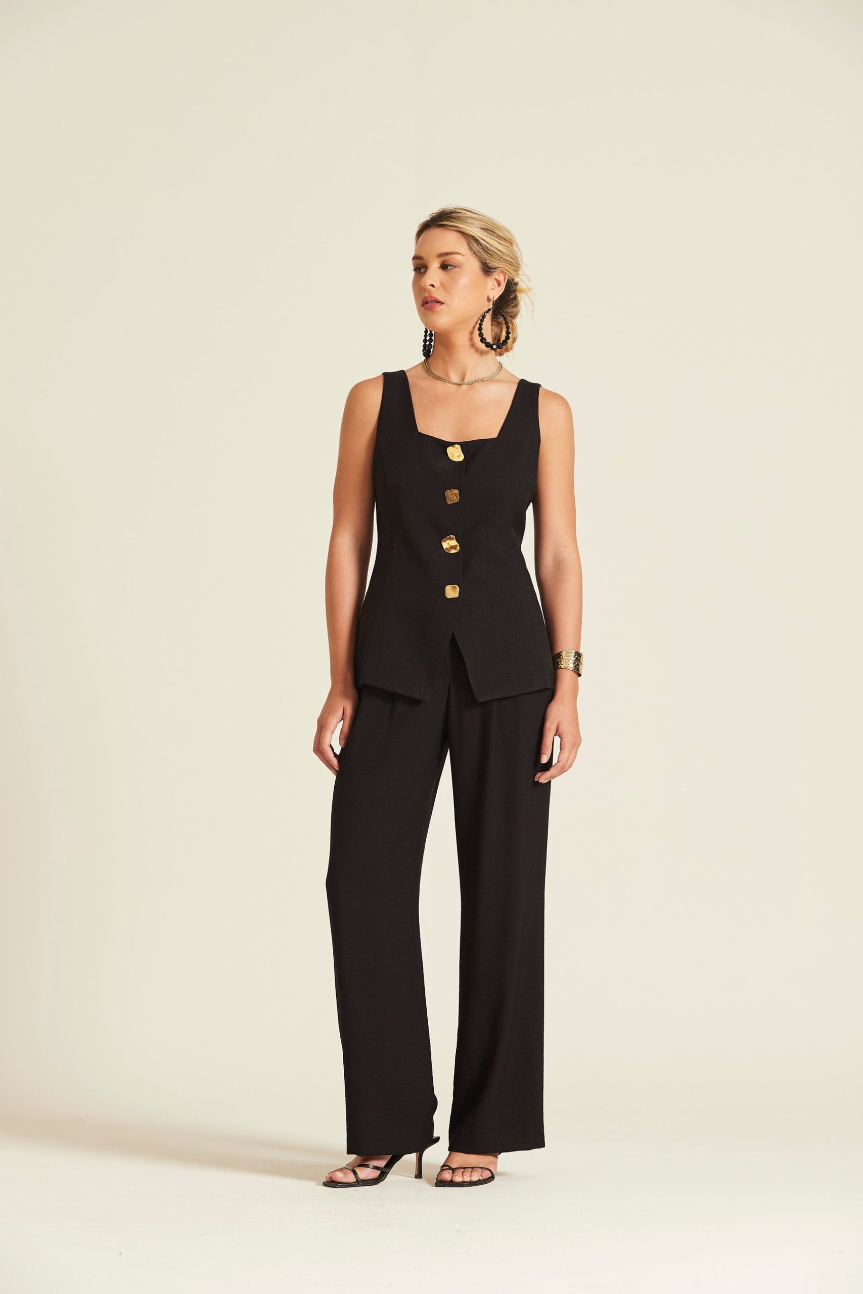 Chaleco Rista Tejido Textura OKY COKY