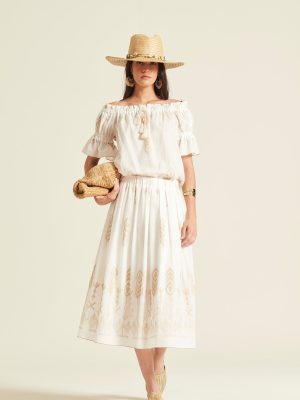 Conjunto Manzaria Voile bordado OKY COKY