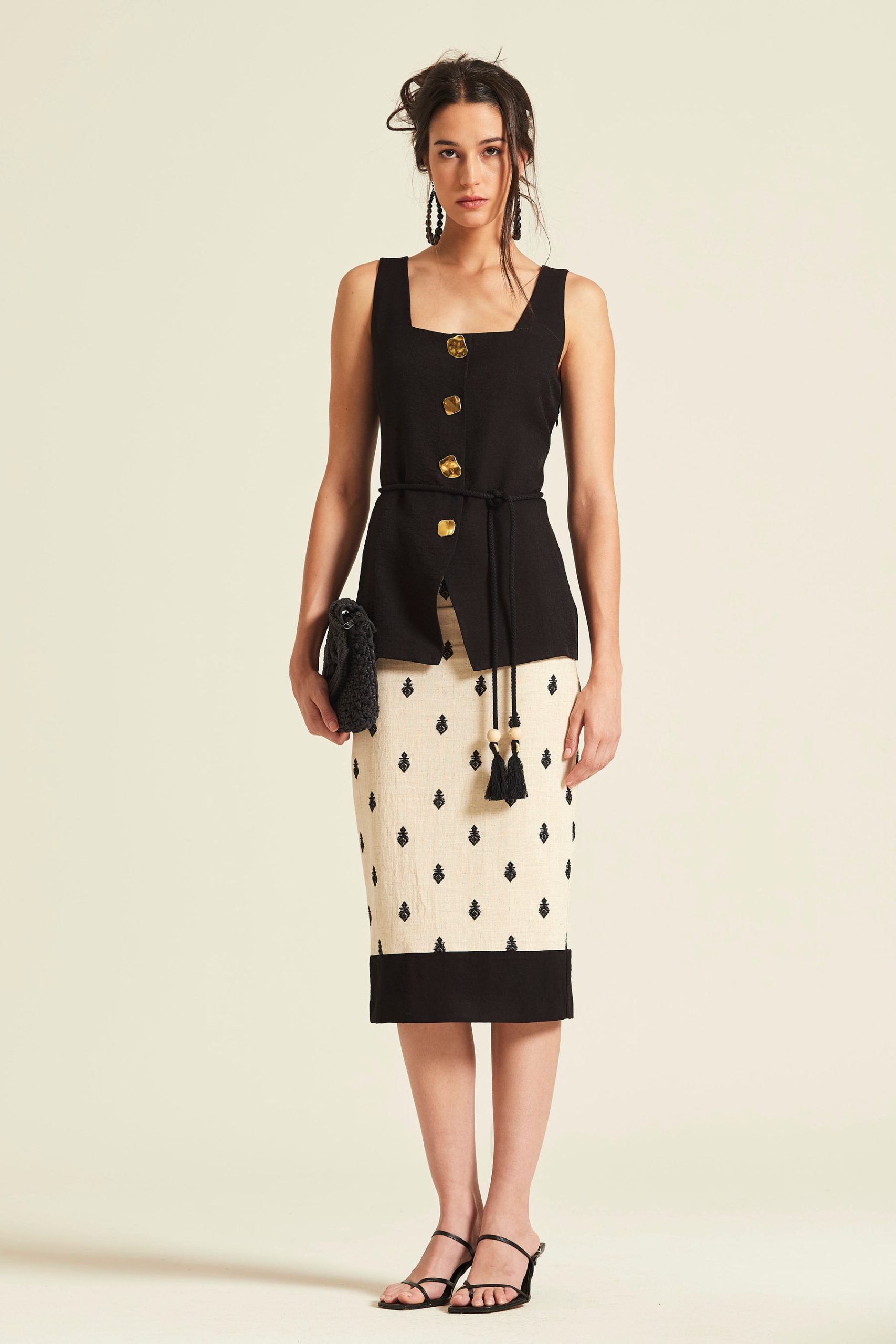 Chaleco Rista Tejido Textura OKY COKY