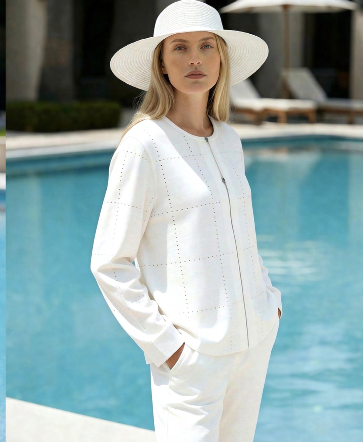 Chaqueta punto calada CHRISTINA PARIS